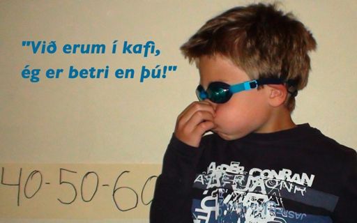 Við erum í kafi